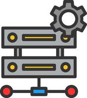 Data Management Vector Icon Design