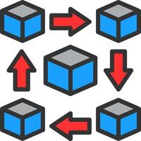 Blockchain Vector Icon Design