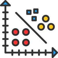 Cluster Analysis Vector Icon Design