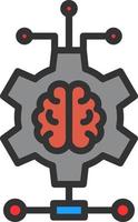 Deep Learning Vector Icon Design