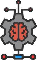 Deep Learning Vector Icon Design