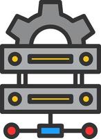 Database Vector Icon Design