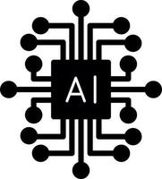 Artificial Intelligence Vector Icon Design