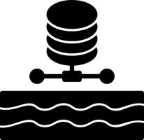 diseño de icono de vector de lago de datos