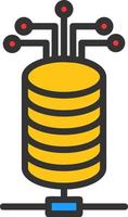 Big Data Vector Icon Design