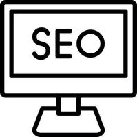 diseño de icono de vector de seo