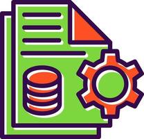 Data Reporting Vector Icon Design