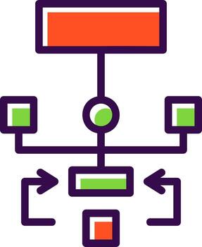 Algorithm Vector Icon Design