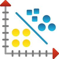 Cluster Analysis Vector Icon Design