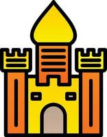 Castle Vector Icon Design
