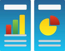 Comparative Analytics Vector Icon Design