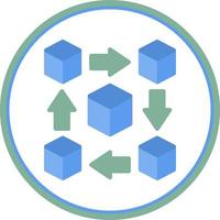 Blockchain Vector Icon Design