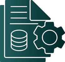 Data Reporting Vector Icon Design