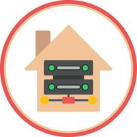 Data Warehouse Vector Icon Design