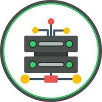 Data Infrastructure Vector Icon Design