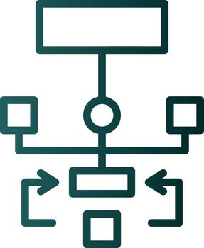 diseño de icono de vector de algoritmo