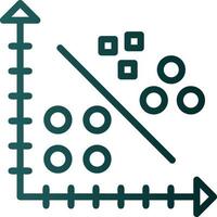 Cluster Analysis Vector Icon Design