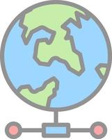 Globe Vector Icon Design