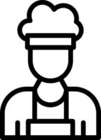 diseño de icono de vector de chef