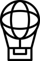 diseño de icono de vector de globo de aire
