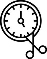 Cut TIme Vector Icon Design