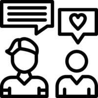 Chatting Vector Icon Design
