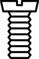 diseño de icono de vector de tornillo