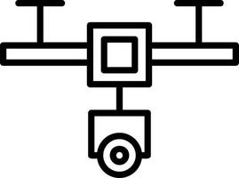 diseño de icono de vector de dron