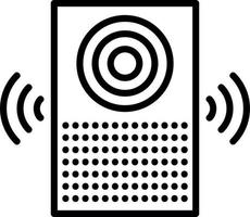 Smart Speaker Vector Icon Design