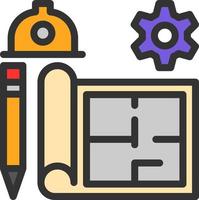 Civil Engenineering Vector Icon Design