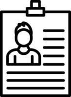 Identification Vector Icon Design