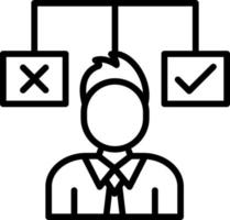 Decision Vector Icon Design