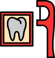 diseño de icono de vector de hilo dental