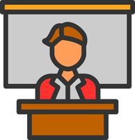 Instructor Vector Icon Design