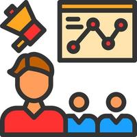 Coaching Vector Icon Design