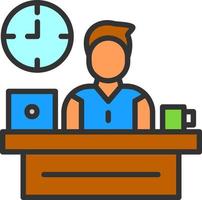 Workplace Vector Icon Design