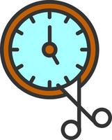 Cut TIme Vector Icon Design