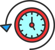 Recovery Time Vector Icon Design