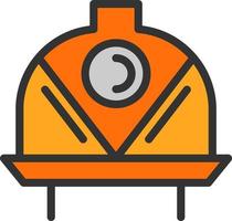 Helment Vector Icon Design