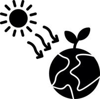 Sun Radiation Vector Icon Design