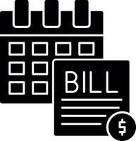 Bill Vector Icon Design