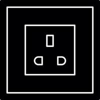 Power Socket Vector Icon Design