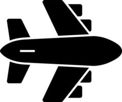 diseño de icono de vector de avión