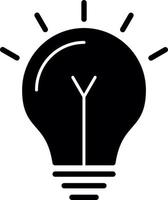 Light Bulb Vector Icon Design