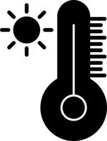 diseño de icono de vector de temperatura