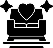 Wedding Chair Vector Icon Design