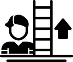 diseño de icono de vector de escalera