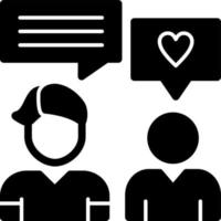 Chatting Vector Icon Design
