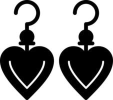 Earrings Vector Icon Design