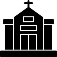 diseño de icono de vector de iglesia